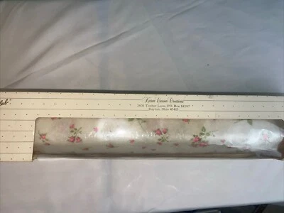 Vtg. Karen Carson Polyfab Drawer Liner Scented Pink Rose  13.1 Sq. Ft Foto 1 de 3