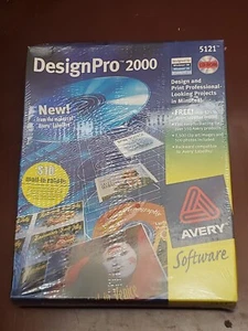 Avery Software Design Pro 2000 CD-ROM **BRAND NEW** *FACTORY SEALED* PC WINDOWS - Picture 1 of 9