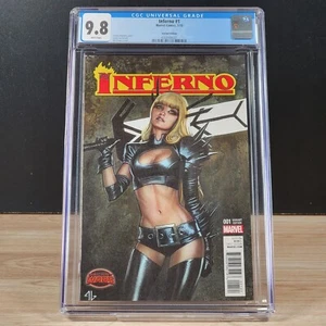 Inferno #1 Adi Granov 1:25 Incentive Variant CGC 9.8 Marvel Comics 2015 - NM/MT - Picture 1 of 7