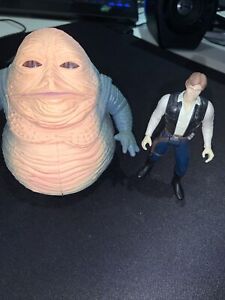 Kenner Star Wars Power Of The Force Jabba The Hutt & Han Solo (1997)