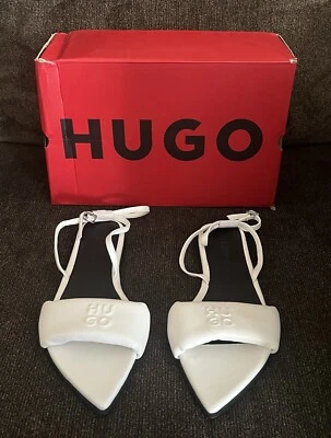 Sandalia Ellye para mujer HUGO color blanco talla 8 Foto 1 de 4