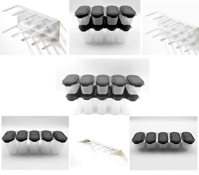 Für Tupperware Gewürzregal Halter Regal Modelle mit oder ohne Behälter wählbar - Bild 1 von 4