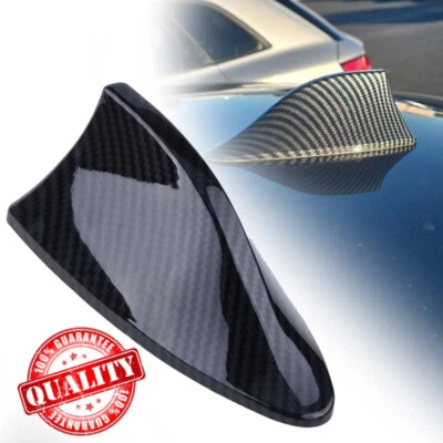 Black Roof Antenna Cover Shark Fin For Lexus LS IS ES CT RC Carbon Fiber Style - Image 1 of 4
