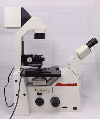 Microscopio de contraste de fase Dic Leica DMIRB Nomarski invertido Foto 1 de 4