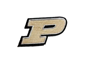 Purdue BoilerMakers Team P Logo NCAA Embroidered 2.5in Iron / Sew-On Patch - Picture 1 of 3