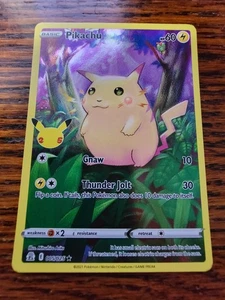 NM* Pikachu 005/025 Celebrations Holo - Picture 1 of 4