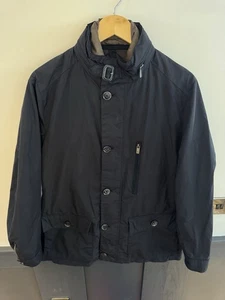 ABRIGO CHAQUETA CUELLO EMBUDO DISEÑADOR INTELIGENTE MASSIMO DUTTI DOBLE CAPA - GRANDE / 40 - Imagen 1 de 24