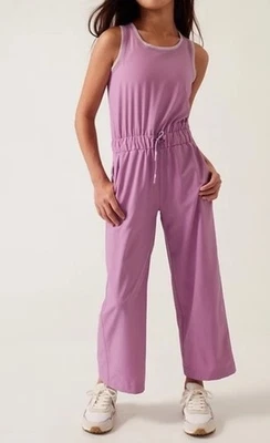 Mono sin mangas Athleta niña Jump For Joy púrpura geranio niñas grande 12 Foto 1 de 4