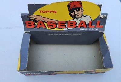 Caja de exhibición de tarjetas de béisbol Topps 1959 Foto 1 de 4