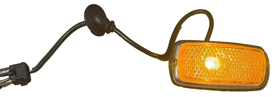 Luz marcadora delantera derecha Mercedes Benz 1968-1972 vintage genuina probada OEM Foto 1 de 4