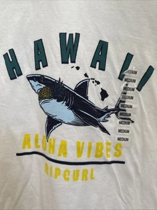 Rip Curl Hawaii ‘Hala Kahiki’ Standard Fit T-Shirt Color White Sz Medium M, NWT - Picture 1 of 4