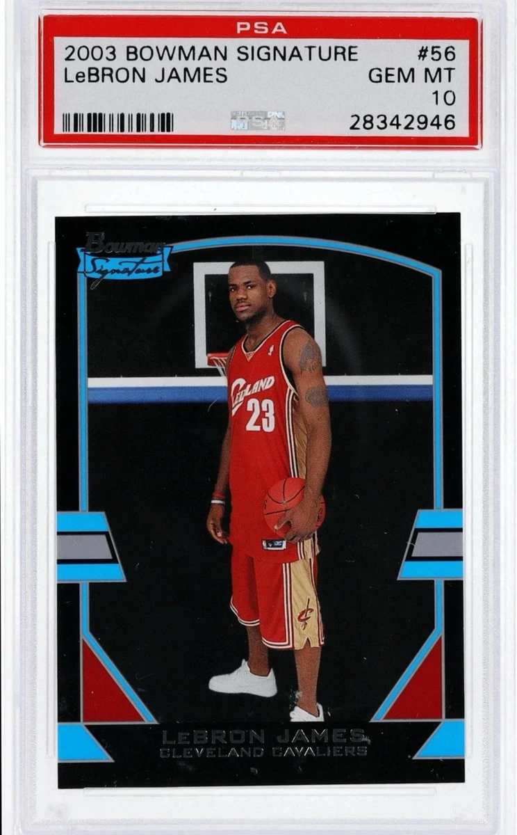 Bowman LeBron James Basketball Rookie Trading Cards & Accessories
