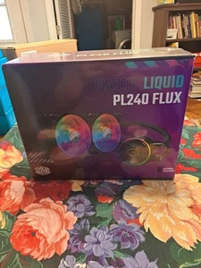 Cooler Master MasterLiquid PL240 FLUX Refroidisseur liquide CPU en boucle fermée AIO, Gen2 ARG - Photo 1/3