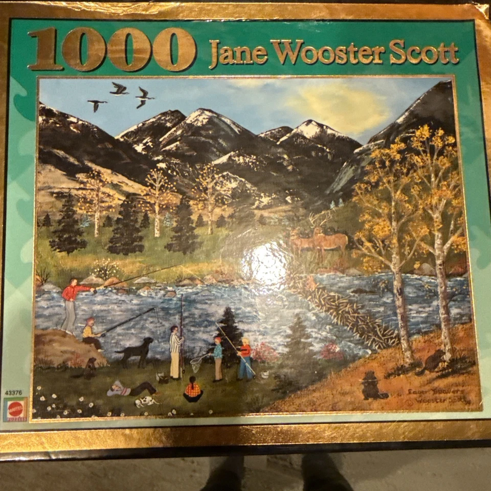 Rompecabezas Jane Wooster Scott "EAGER BEAVERS" 1000 piezas. COMPLETO en caja Foto 1 de 1