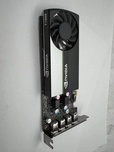 PNY Nvidia T1000 Quadro 4GB 4x MiniDP PCIe 3.0 x16 VCQT1000 GPU Graphics Card - Picture 1 of 8