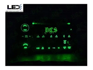 Green Radio DiY Led Upgrade Kit Silverado Suburban Avalanche Escalade Sierra  - Picture 1 of 24