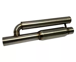3" Inch Resonator Muffler Helmholtz Style Ultra Quiet Quarter Wavelength 304 SS - Picture 1 of 9