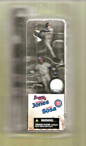 2004 McFarlane Mini Figures Chipper Jones and Sammy Sosa New Cover
