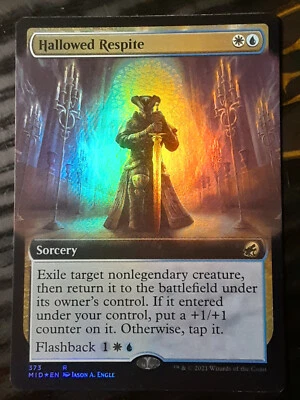 Hallowed Respite Extended Art FOIL , Innistrad MH, LP , MTG ,FREE SHIPPING - Image 1 of 4