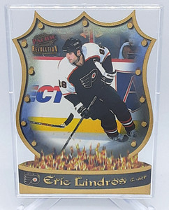 Eric Lindros NHL Icons #8 1997-98 Pacific Revolution Die Cut Hockey Card Rare?