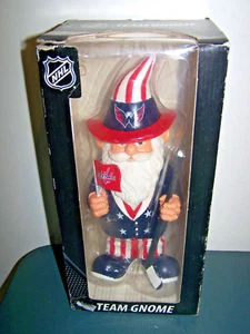 NHL WASHINGTON CAPITALS TEAM GNOME W/HOCKEY STICK FOREVER COLLECTIBLES NOS - Picture 1 of 6