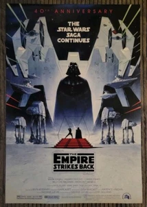 Empire Strikes Back 40th Vader 27x40 DS Original Movie Poster Double sided MINT - Picture 1 of 7