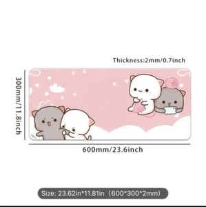Large Cute Hello Kitty Pattern Mouse Pad - Picture 1 of 5