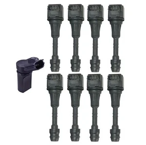 Hitachi Engine Crankshaft Position Sensor Ignition Coils Kit For Infiniti Nissan - Picture 1 of 1