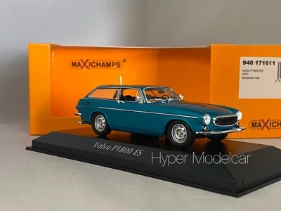 MINICHAMPS 1/43 VOLVO P1800 ES 1971 TURQUOISE MET  ART.940171611 - Immagine 1 di 2