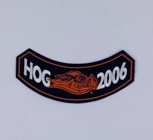 2006 HARLEY DAVIDSON OWNERS GROUP HOG Membership Rocker Patch Vest Jacket Cycle - Picture 1 of 2