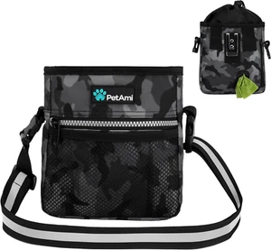Hundeleckerlibeutel für Training, Essential Supplies, Kotbeutelspender, Camo Black - Bild 1 von 8