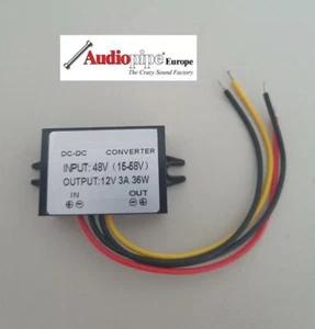 Spannungswandler Regler DC 48V(15V~58V) auf DC 12V 3A 36W Konverter Nr.26 - Bild 1 von 1