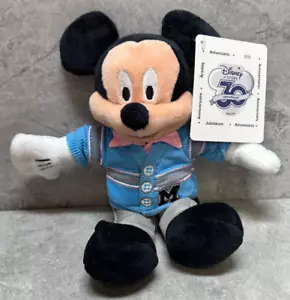 Disney Store 30th Anniversary Cast Member Exclusive Mickey Mouse Bean Bag Plush - Picture 1 of 3