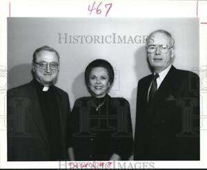 1993 Press Photo Kandor & Ebb - Fr. James Carter, S.J., Betty Brooks, John Kelly