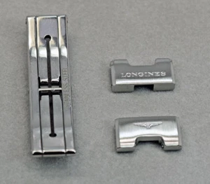 NEW Longines Stainless Steel Watch Bracelet 35mm Folding Clasp 150-37671 - Picture 1 of 1