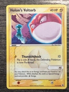 POKEMON HOLON'S VOLTORB 71/113 EX DELTA SPECIES 2005 LP NON HOLO - Picture 1 of 6