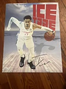 Trae Young signed 16x20 photo JSA# Auto Atlanta Hawks COA - Picture 1 of 3