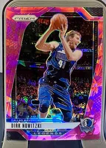 2024-25 Panini Prizm NBA Dirk Nowitzki Legends Pink Cracked ICE #272 - Picture 1 of 2