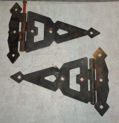 Vintage Decorative Barn Door Hinges Architectural Salvage **** Cover