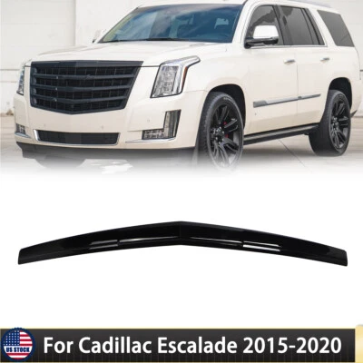 For Cadillac Escalade ESV 2015-2020 Replacement Gloss Black Hood Molding Trim - Image 1 of 4