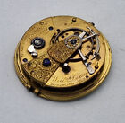 Antique Rare Fusee Chronometer Pocket Watch Movement Only /E064