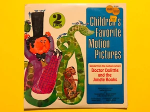 Children's Favorite Motion Pictures Songs From Doctor Doolittle Jungle Book LP - Picture 1 of 3