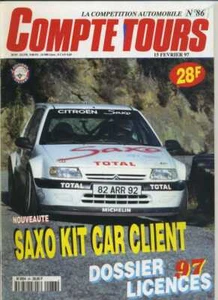 COMPTE TOURS n°86 05/1996 MONTE CARLO SAXO KIT CAR - Foto 1 di 1