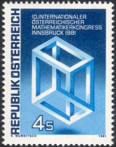 Austria 1981 Mathematics Conference/Escher/Mathematician/People 1v (n44606) Cover