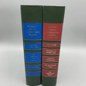 2 VTG Reader's Digest Condensed Books 1974 Volumes 1 & 2 Printed Covers - Imagen 1 de 20