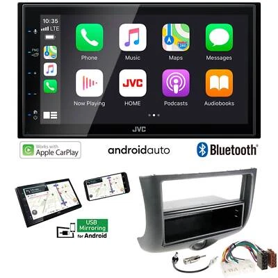 JVC 2-DIN Autoradio Apple CarPlay Android Auto für Toyota Yaris Verso 1999-2003 - Bild 1 von 4