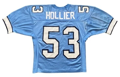 VTG 90's DWIGHT HOLLIER NORTH CAROLINA TAR HEELS WILSON TEAM ISSUED JERSEY 48 - Image 1 of 3