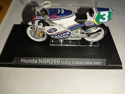 Honda NSR 250 Luca Cadalora 1991 Moto Scale 1/24 Die Cast Model Grandi Moto - Image 1 of 2