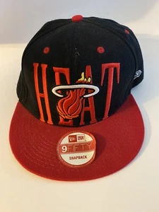 Miami Heat Snapback Hat Cap NBA New Era Red - Picture 1 of 7