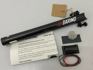 Darimo T1 reggisella in carbonio ad anello dritto (25,4-31,6 mm x 300-400 mm) - nero lucido - Foto 1 di 8